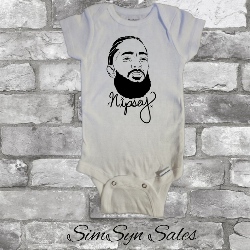 Nipsey Hussle Baby Onesie 0-3 Months Unisex One-Piece Bodysuit Brand New